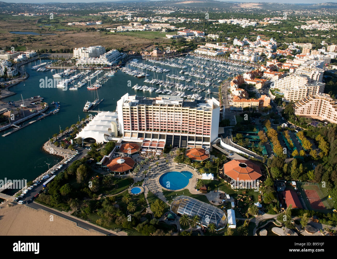 The Vilamoura resort in southern Portugal's Algarve region. The marina