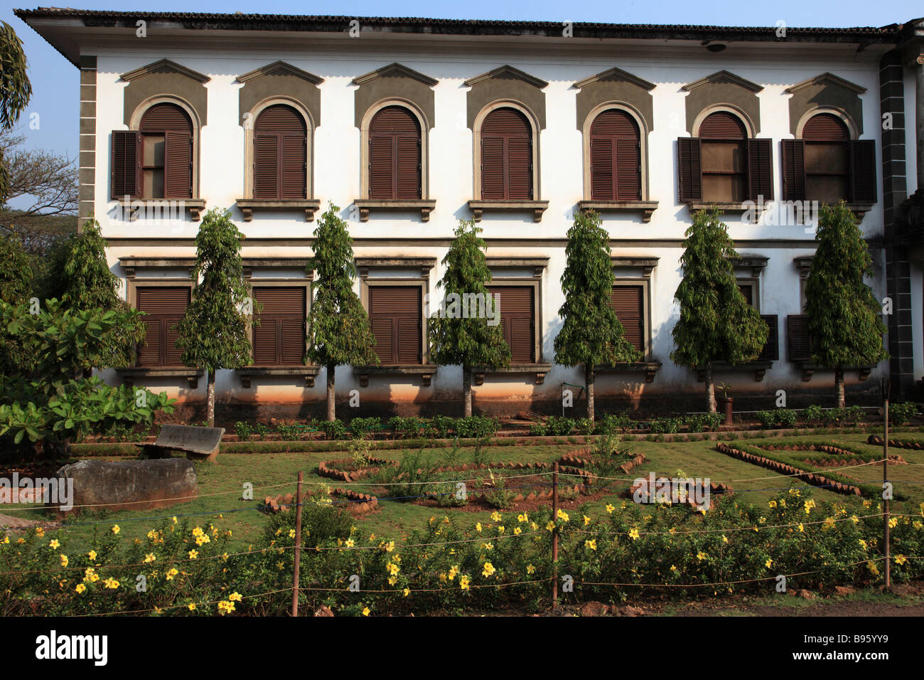 India Goa Old Goa Vidyamondir Pastoral Institute Stock Photo