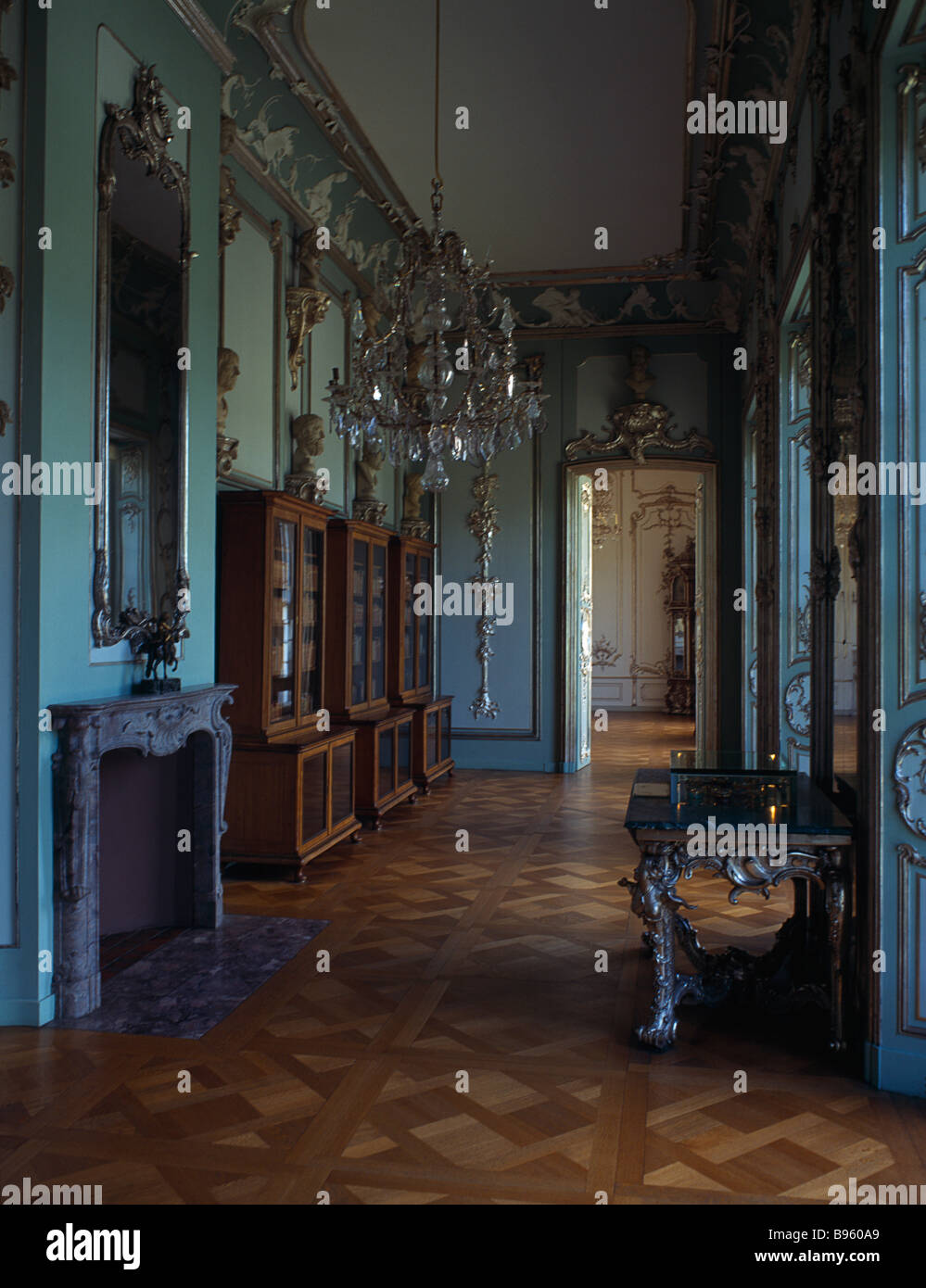 Germany, Berlin, Charlottenburg Palace interior. Stock Photo