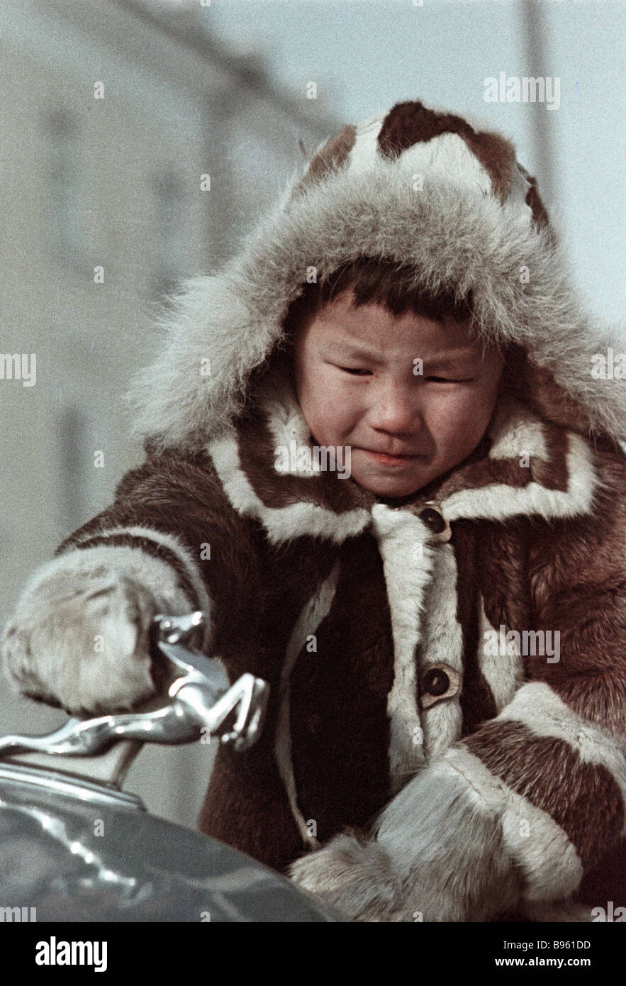Young Oymyakon resident Stock Photo - Alamy