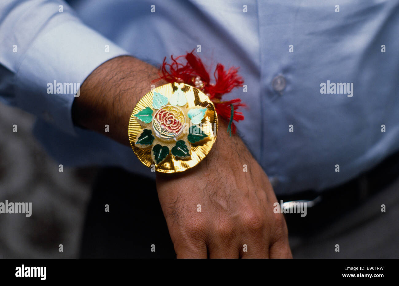 ENGLAND Sacred Thread Ceremony Hindu male rite of passage with man