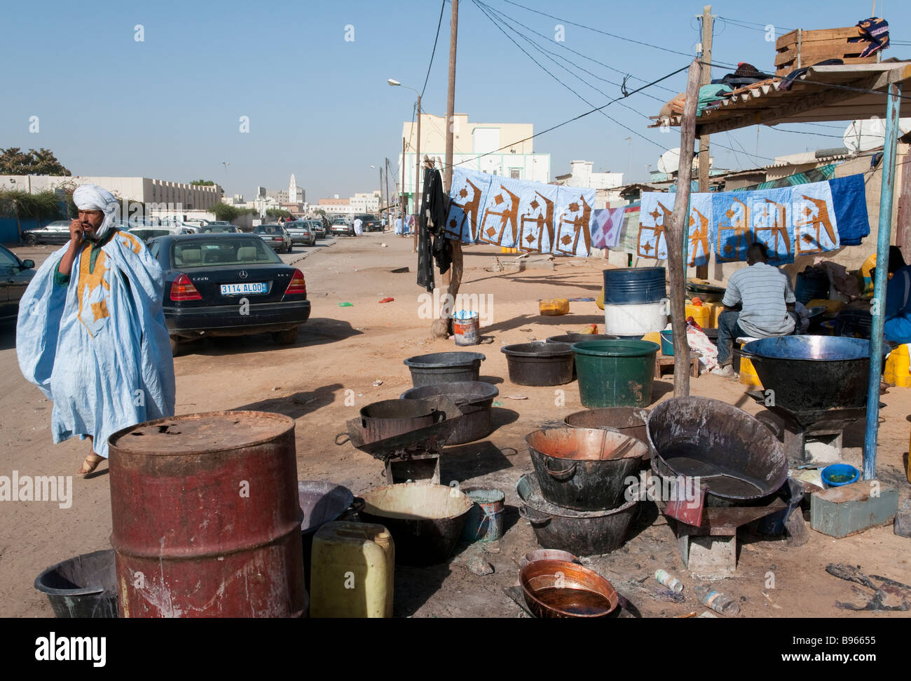 West Africa Mauritania Nouakchott City Centre Stock Photo
