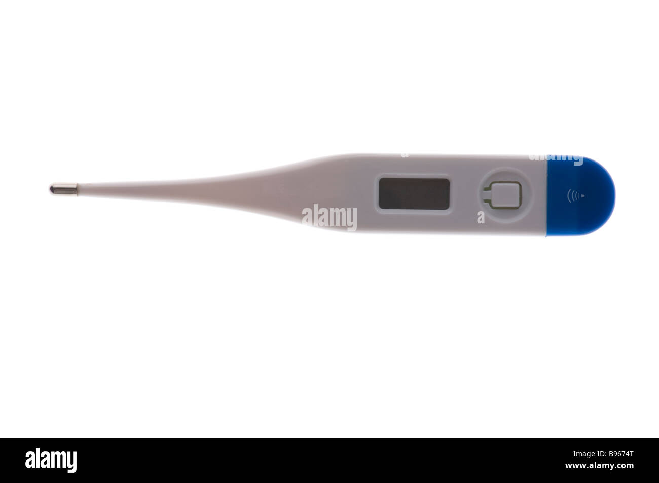 object on white Medical thermometer close up Stock Photo