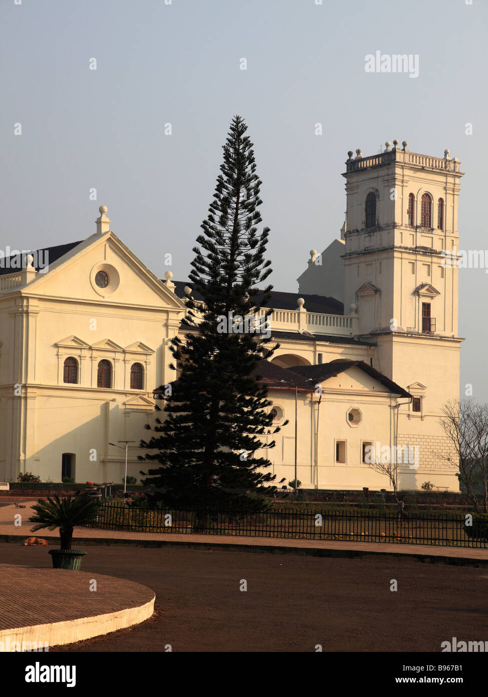 India Goa Old Goa Se Cathedral Stock Photo