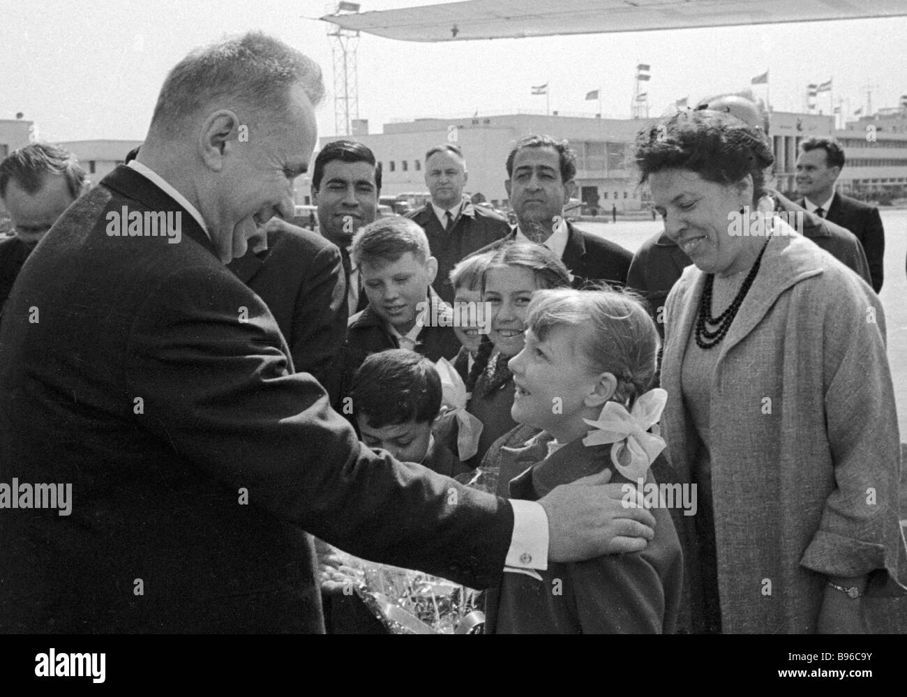 Alexei Kosygin Chairman of the USSR Council of Ministers meeting with ...