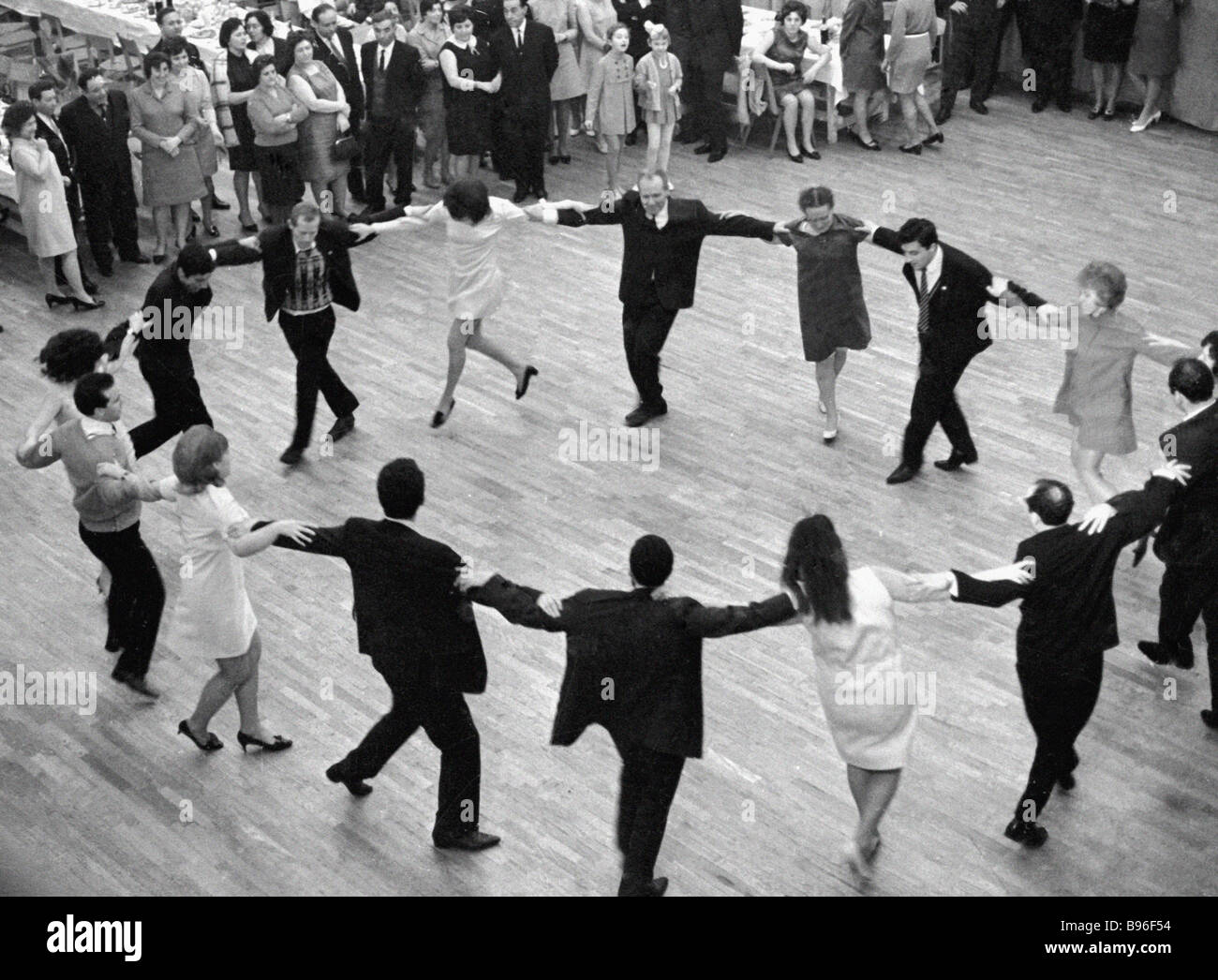 Guests Dance At A Jewish Wedding B96F54 