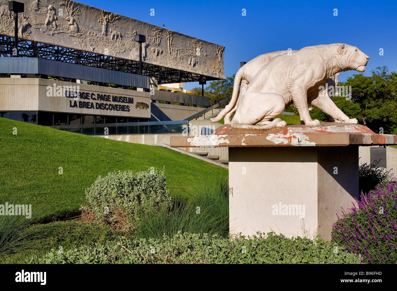 United States, California, Los Angeles, Hancock Park, entrance to the