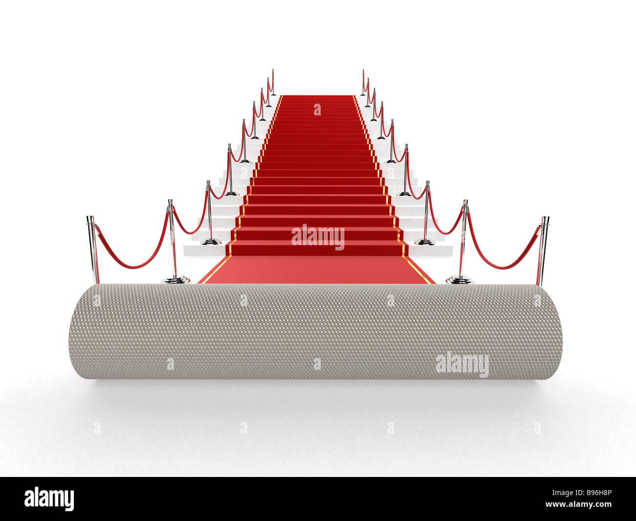 red carpet Stock Photo