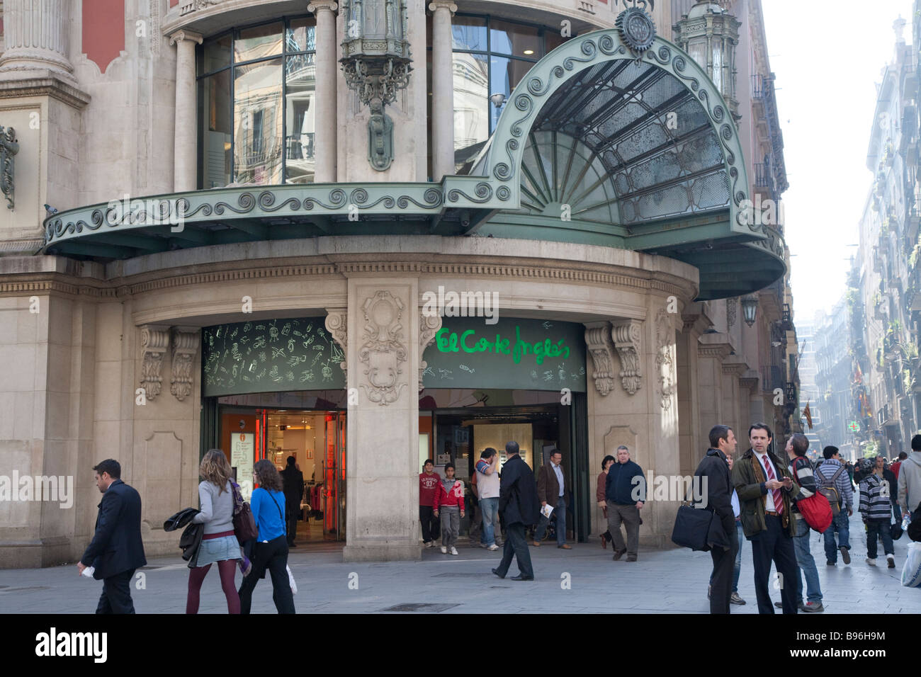 El Corte Ingles, Department Store, Shopping, Barcelona Stock Photo