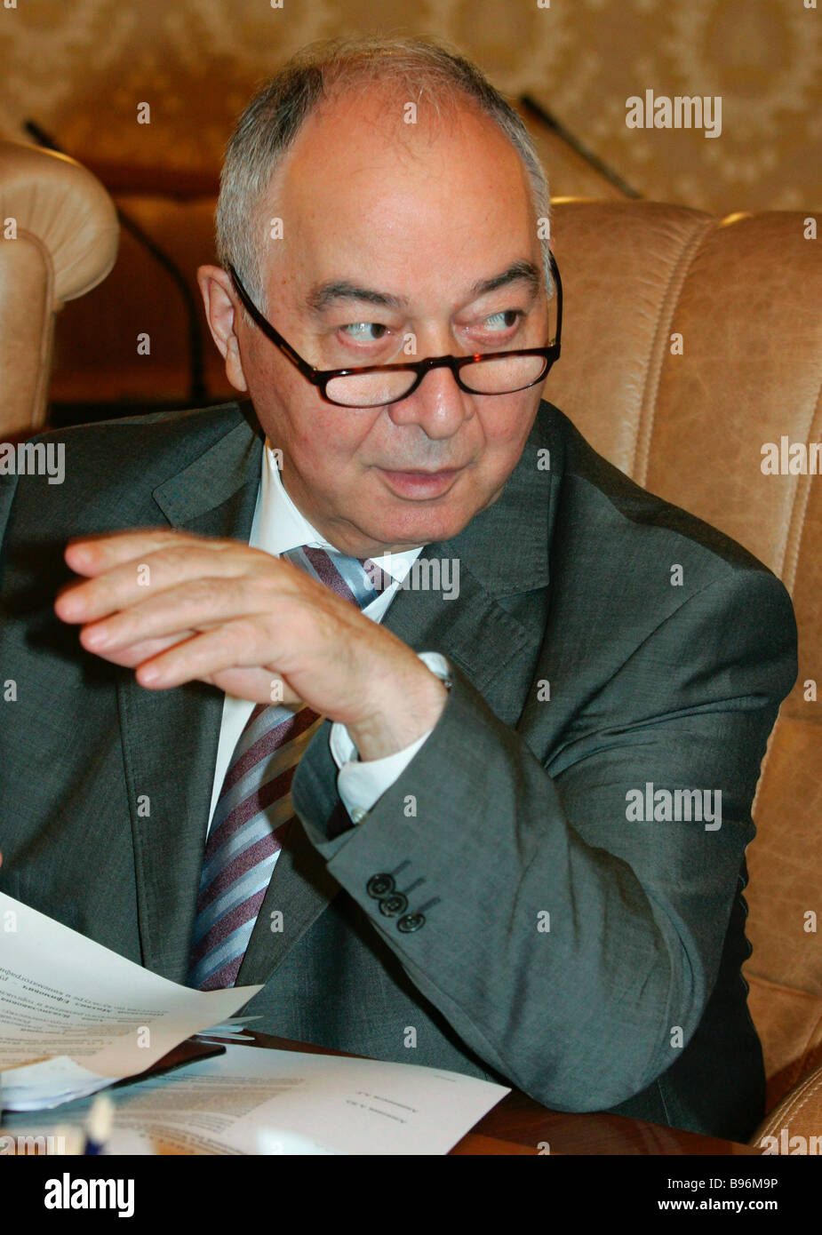 Doku Zavgayev the general director of the Russian Foreign Ministry ...