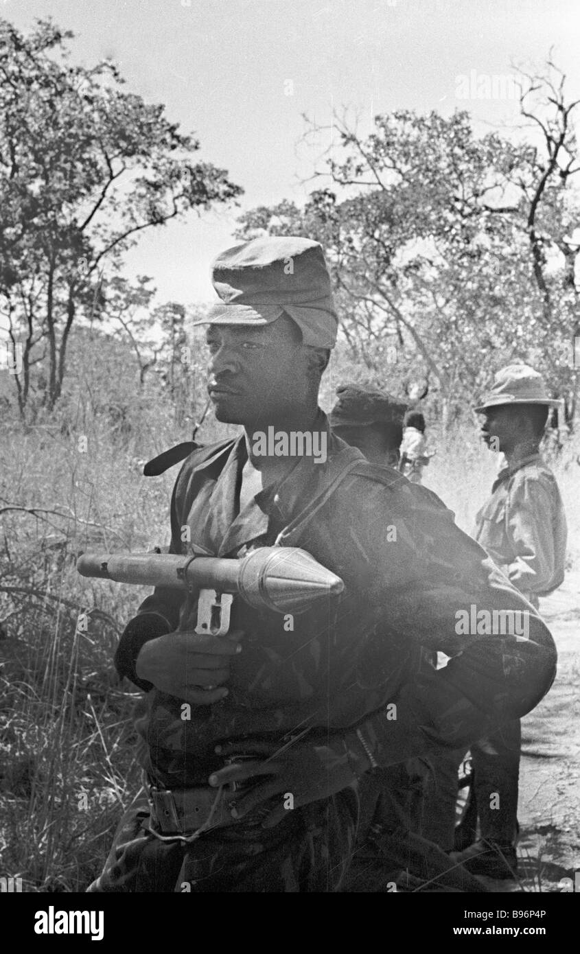 Mozambique liberation movement fighter Stock Photo Alamy
