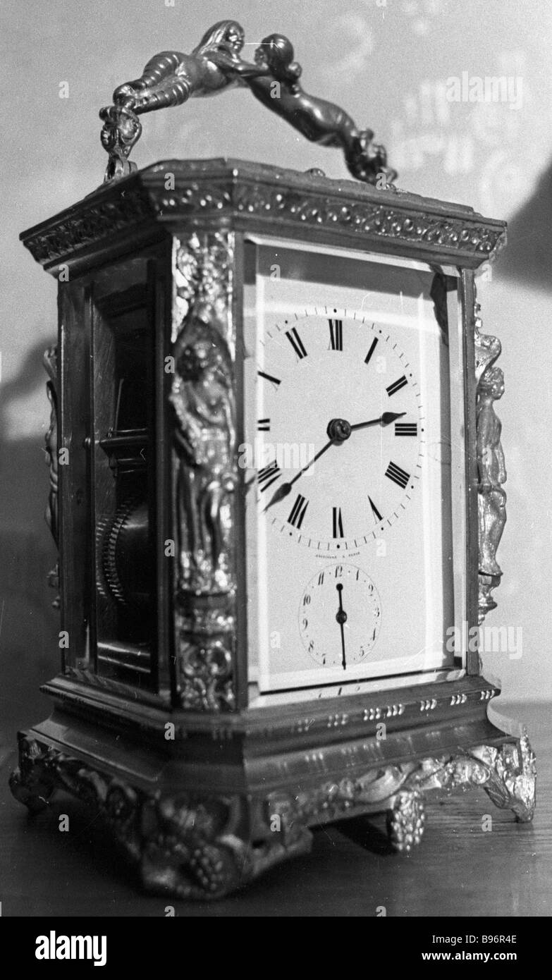 A stagecoach clock from the collection of Ivan Baranov Stock Photo Alamy