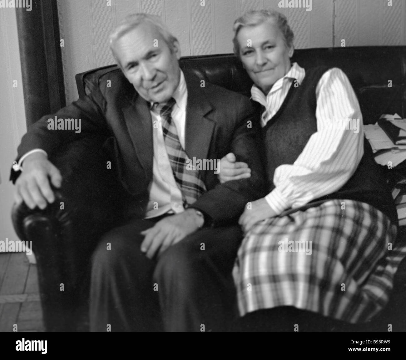 Soviet mathematician and academician Andrei Kolmogorov left and his ...