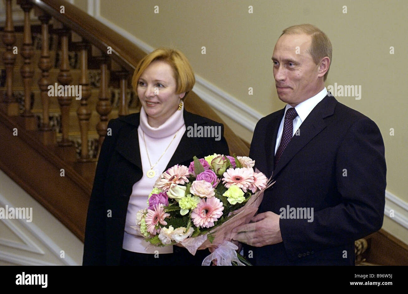 Владимир Путин и Людмила Путина 2004