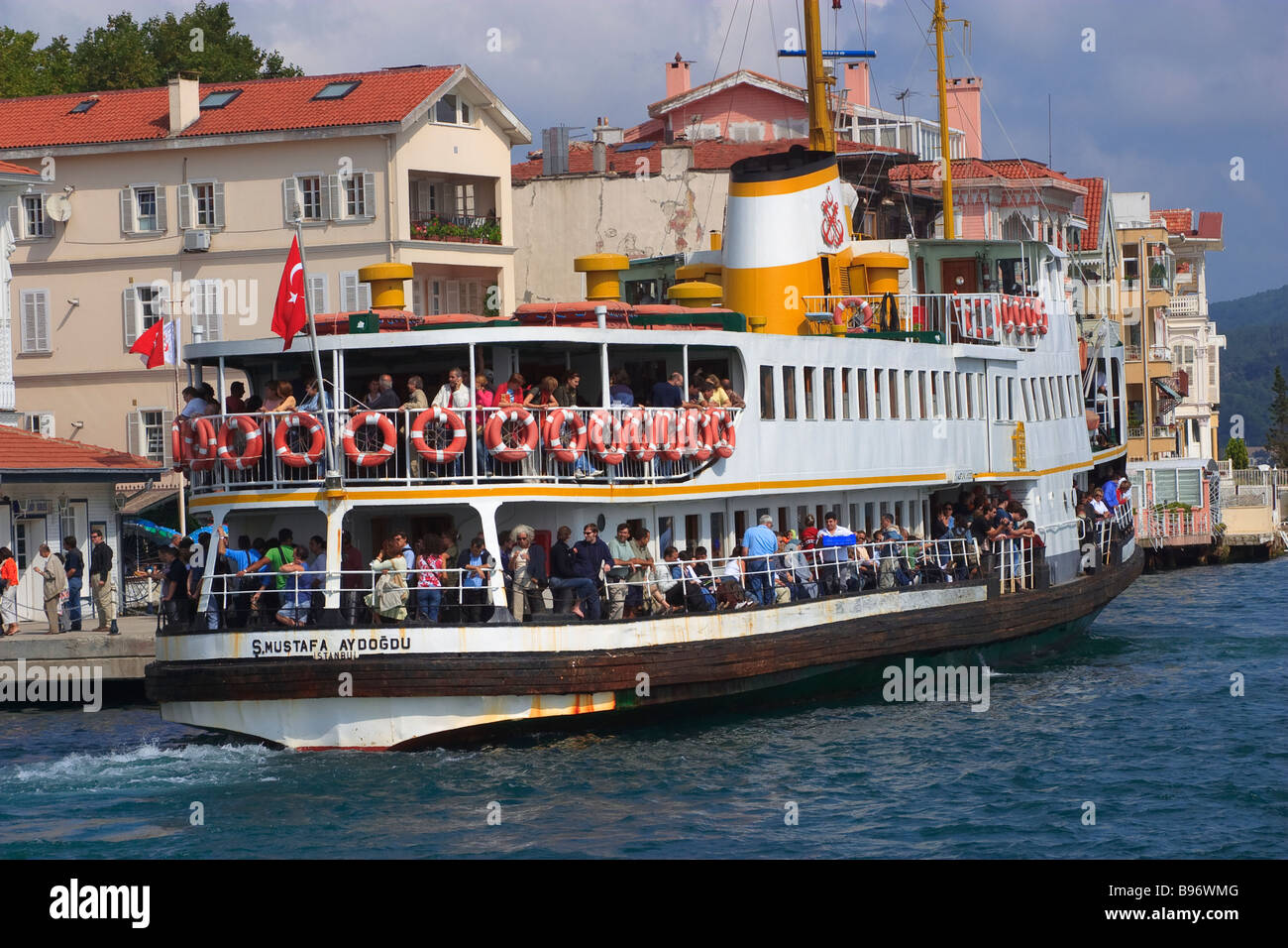 Passenger ferry on the Bosphorus Istanbul Turkey Stock Photo - Alamy