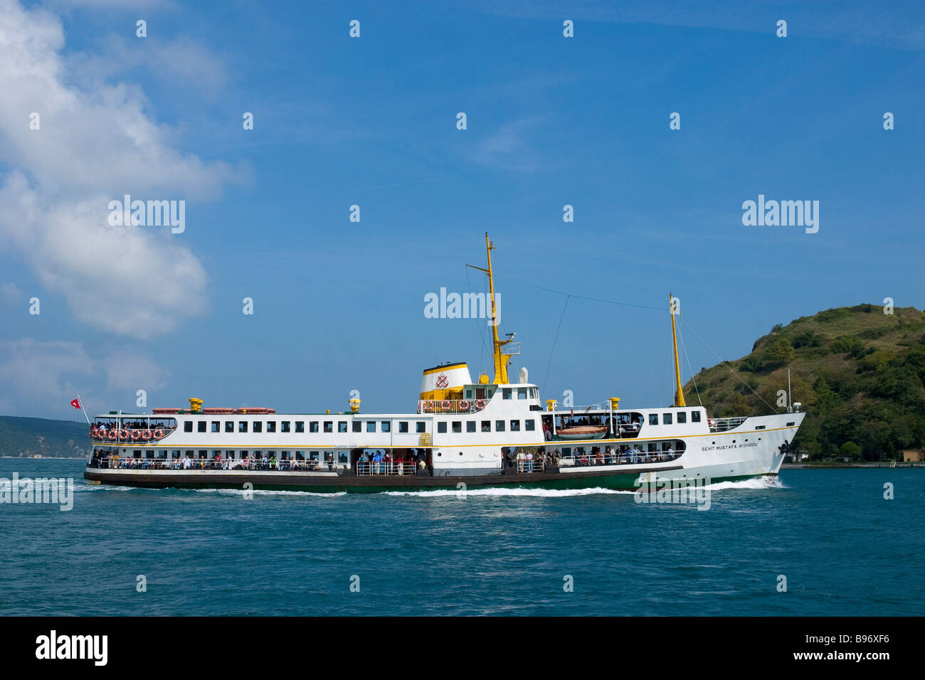 Passenger ferry on the Bosphorus Istanbul Turkey Stock Photo - Alamy