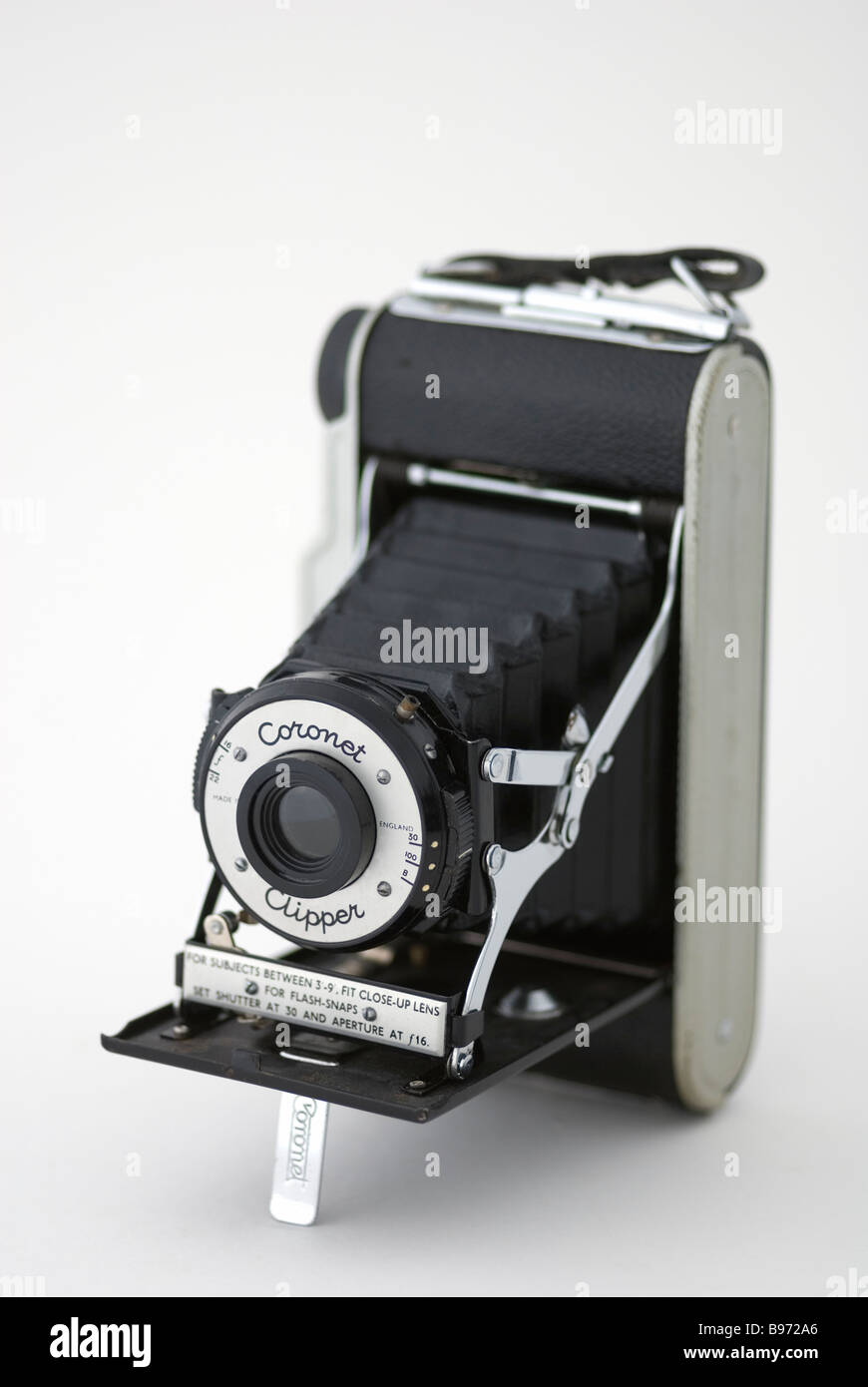 Coronet Clipper Folder Camera Stock Photo