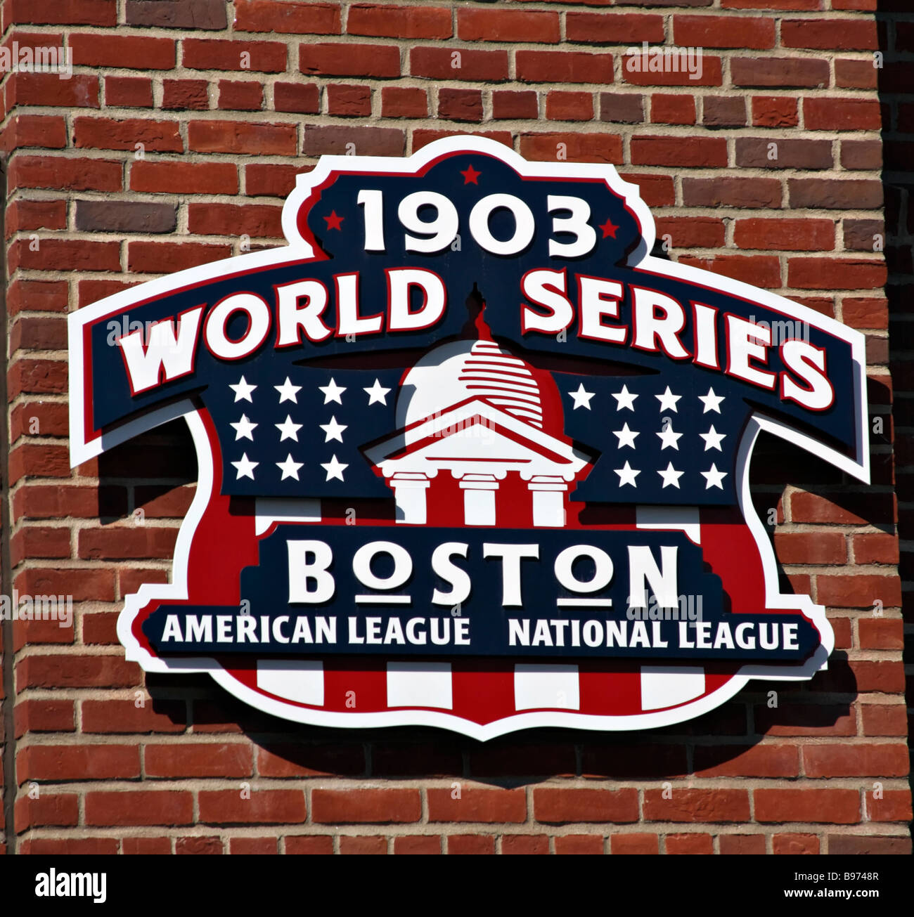 1903 World Series sign on side of Fenway Park, Boston, Massachusetts Stock  Photo - Alamy, image size:1300x1305