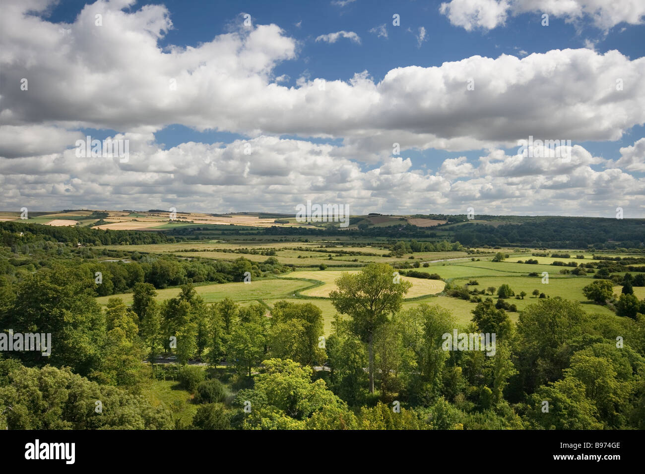 Glorious English Countryside Stock Photo