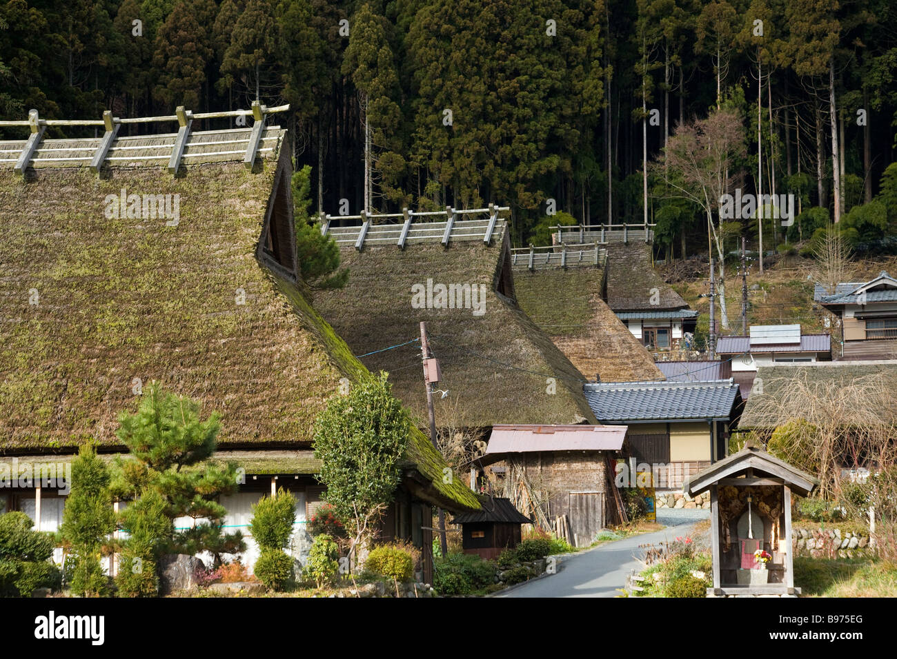 Fork dwelling in Kyoto Stock Photo