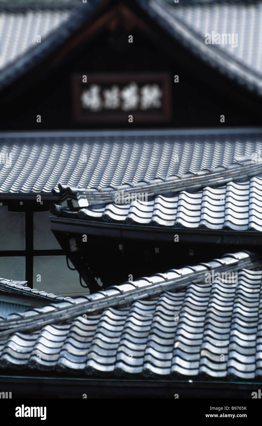 Tiled roof Stock Photo