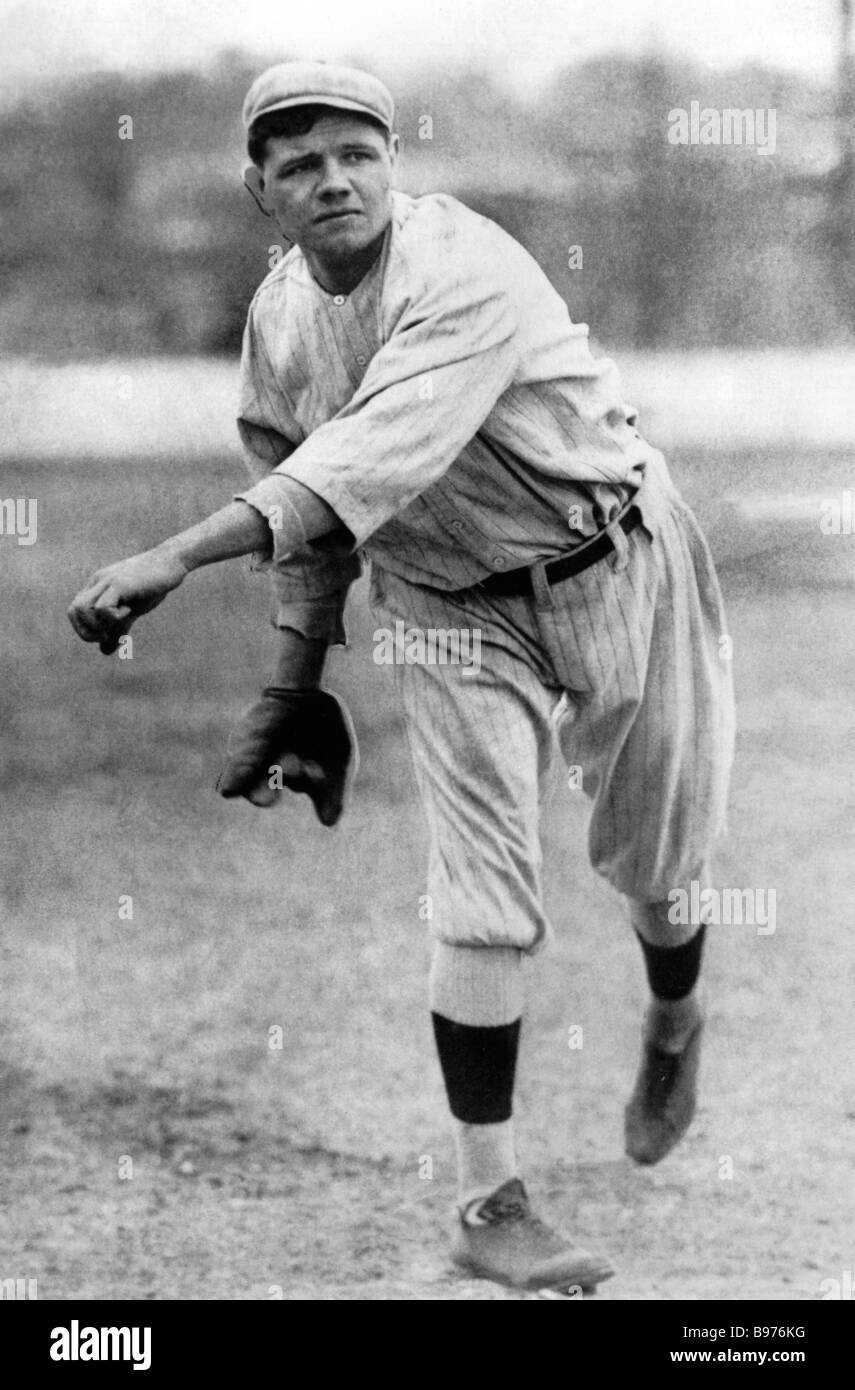 BABE RUTH  - US baseball player 1895 to 1948 Stock Photo