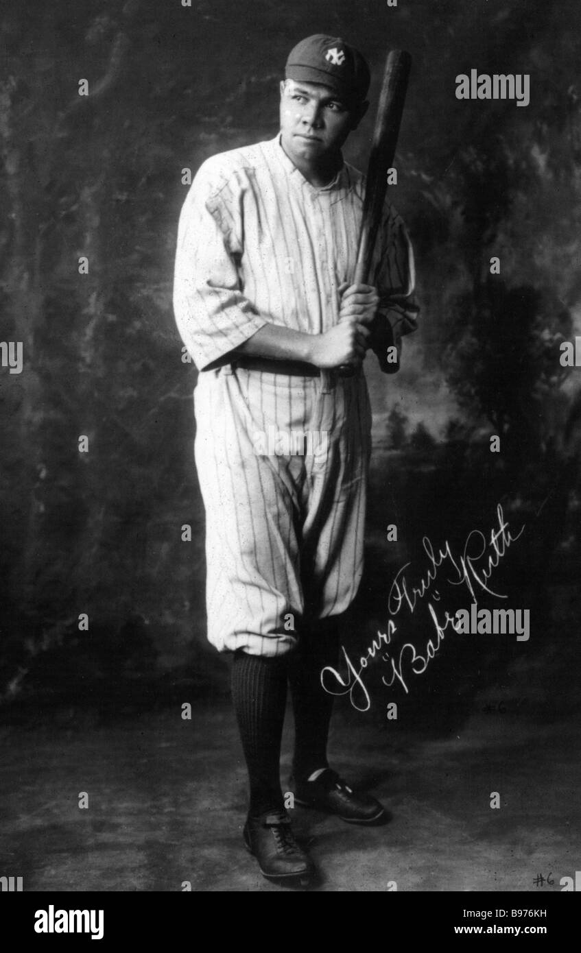 BABE RUTH US baseball player 1895 to 1948 Stock Photo Alamy