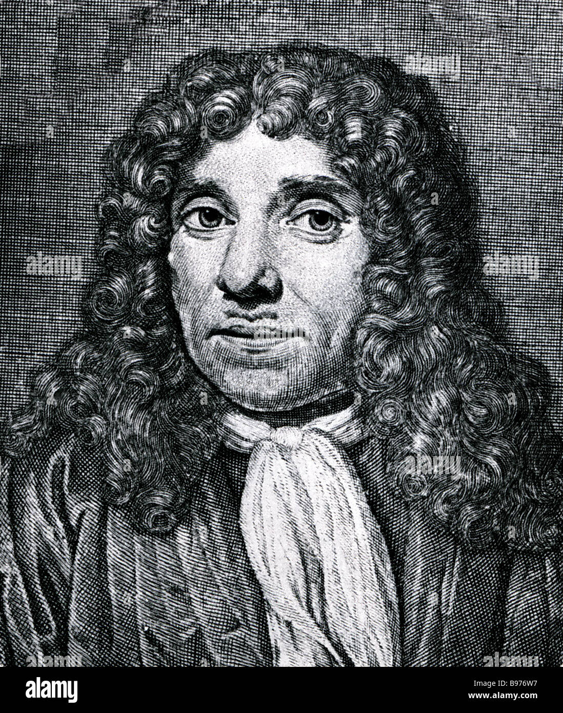 ANTONI VAN LEEUWENHOEK - Dutch inventor of the microscope 1632 1723 Stock Photo