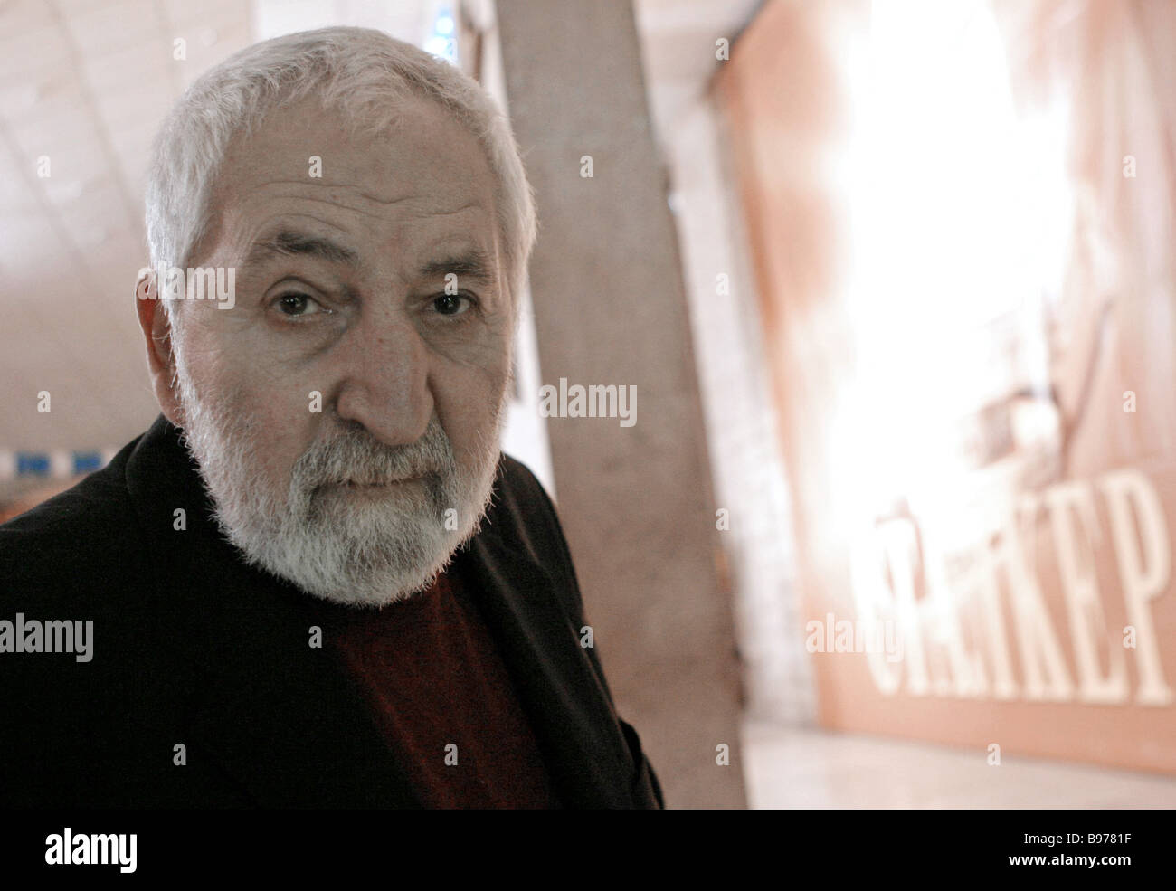 The film director Alexey Simonov presiding over the jury of the