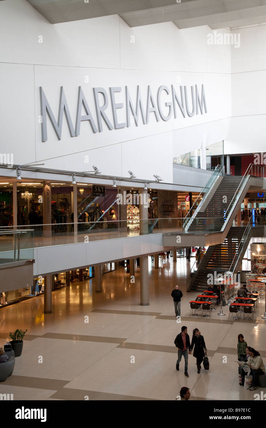 Maremagnum Shopping Mall, Barcelona, Spain Stock Photo