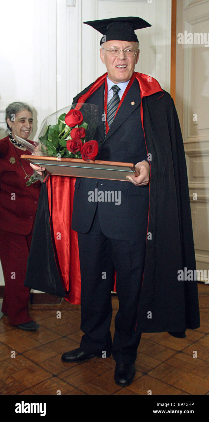 President of the Russian Academy of Sciences Yuri Osipov is elected an ...