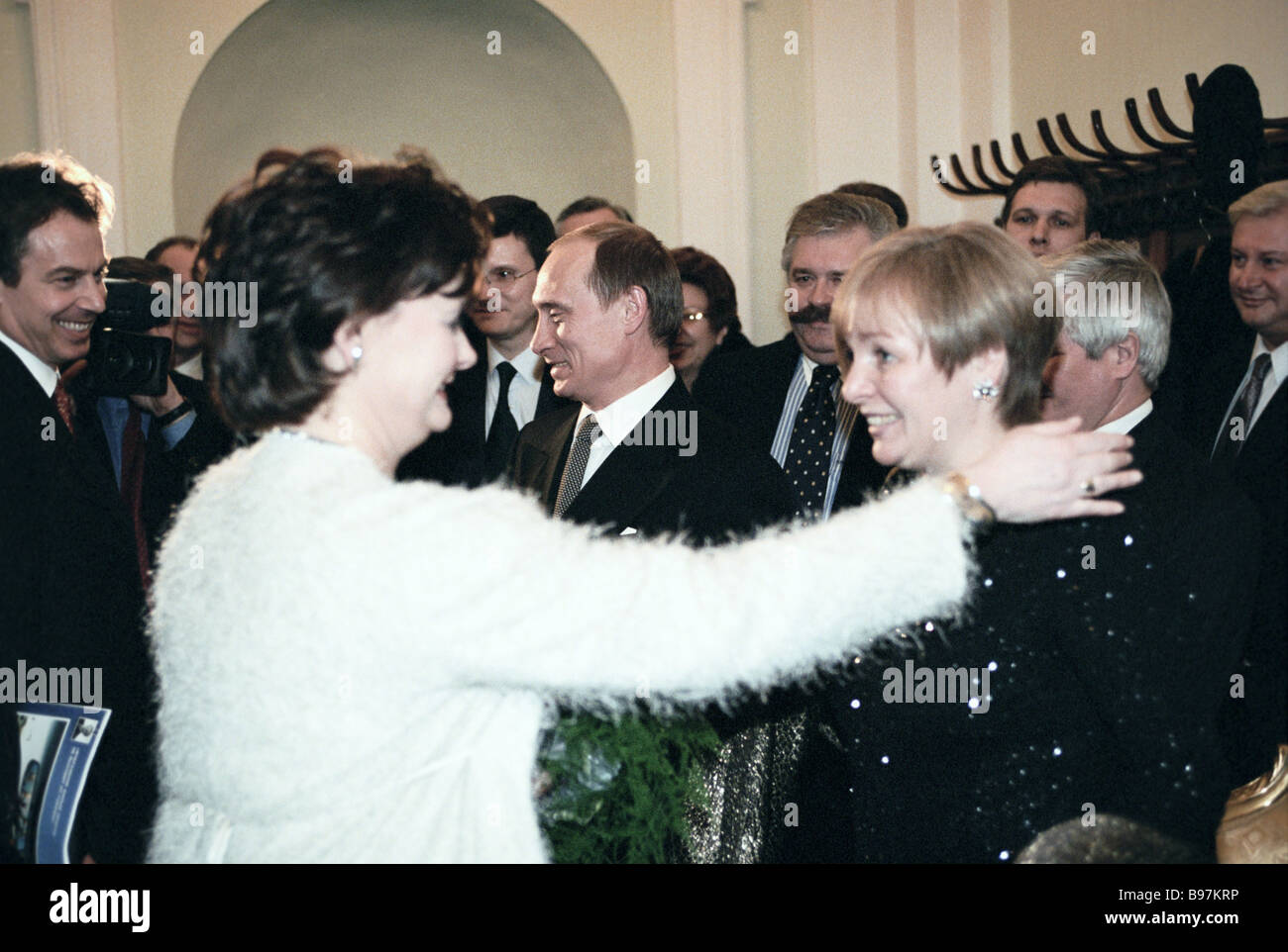 Путин и Людмила в большом театре
