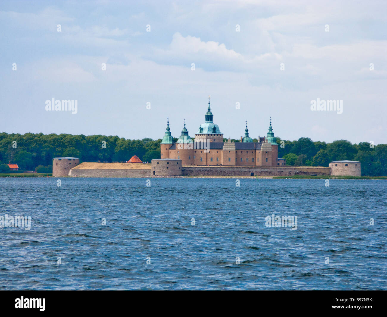 Renaissance castle in Kalmar Sweden Stock Photo