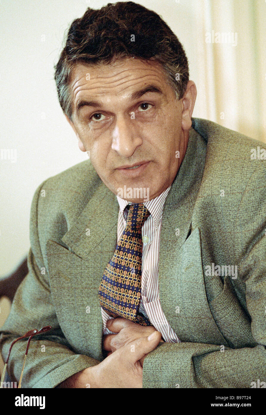 President of Abkhazia Vladislav Ardzinba Stock Photo - Alamy