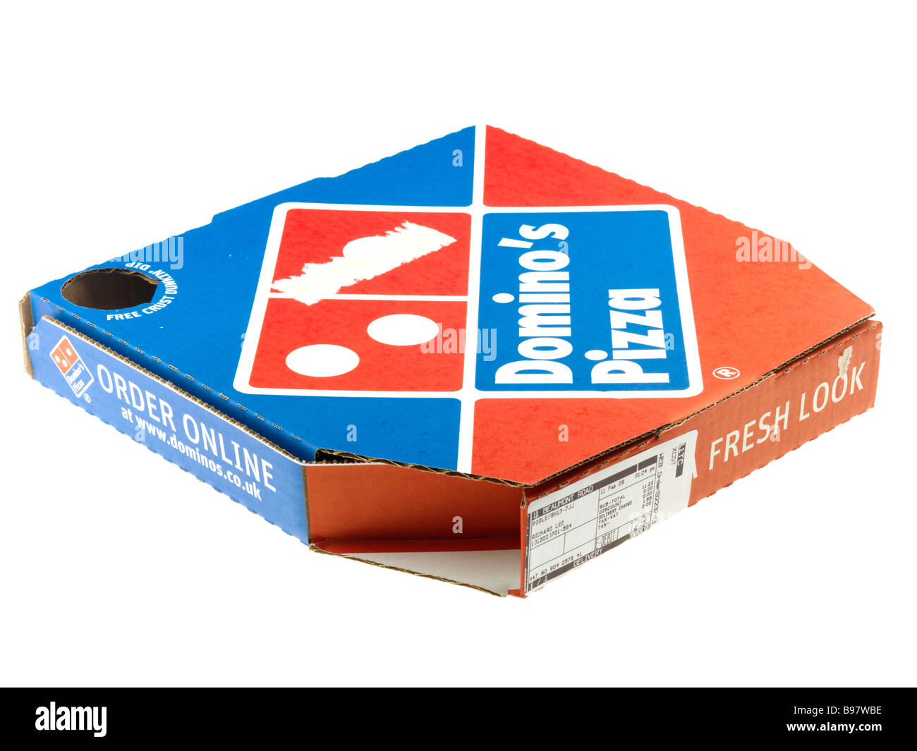 Dominos pizza box hi-res stock photography and images - Alamy
