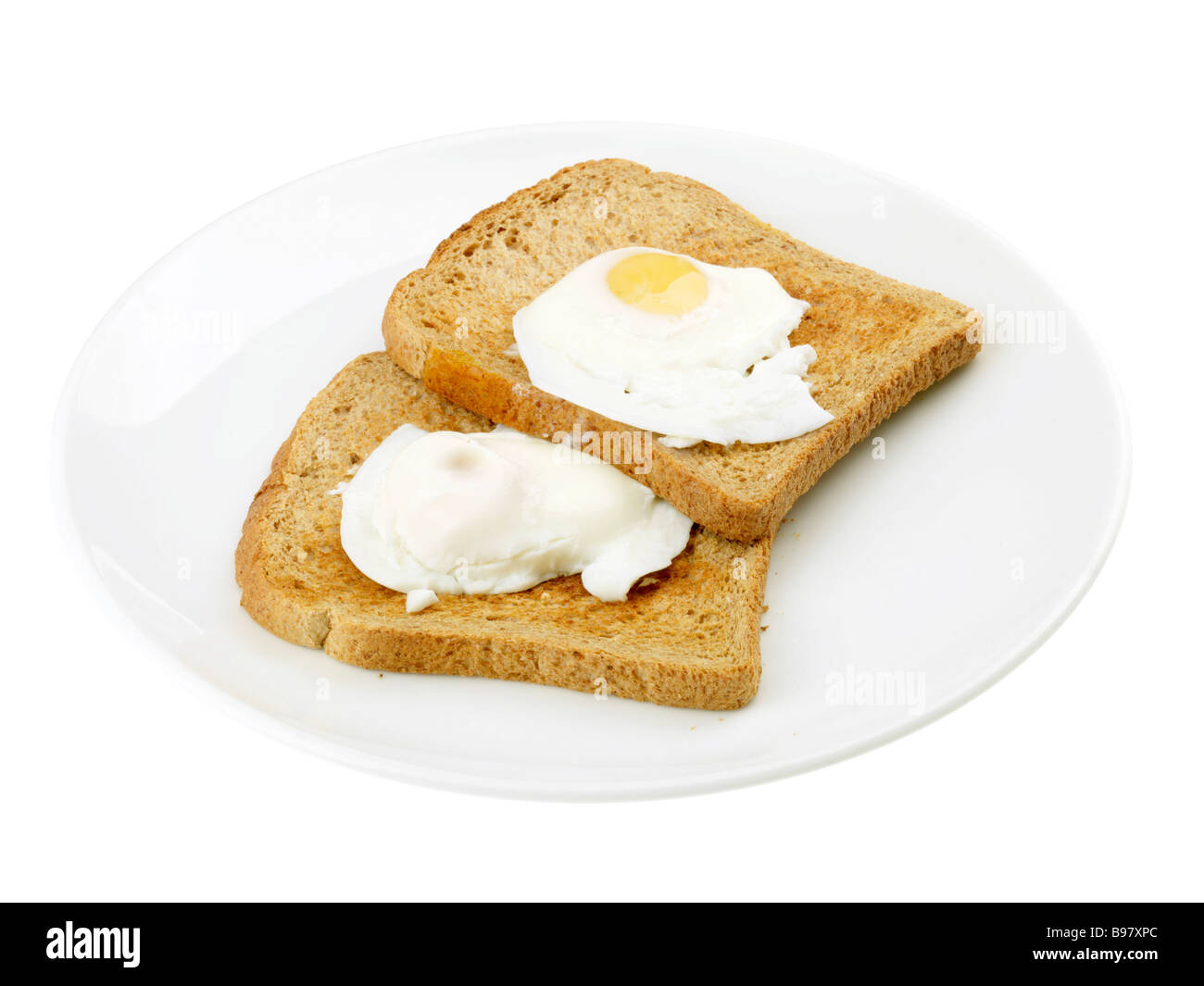 Eggs on Toast Stock Photo Alamy