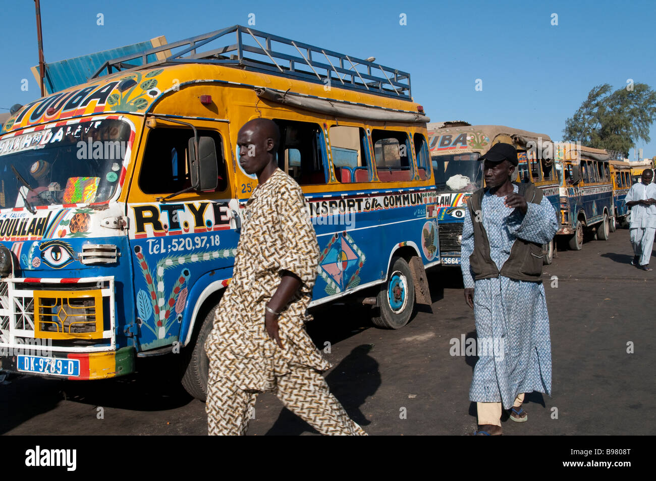 West Africa Senegal Dakar Public transport Stock Photo