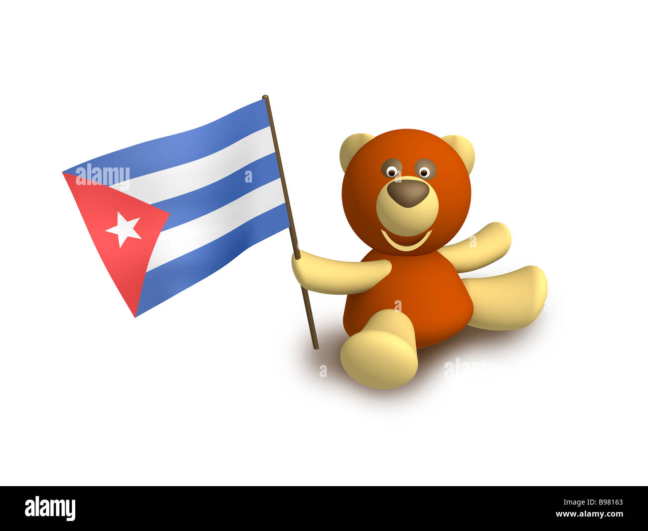 Cuba flag Stock Photo