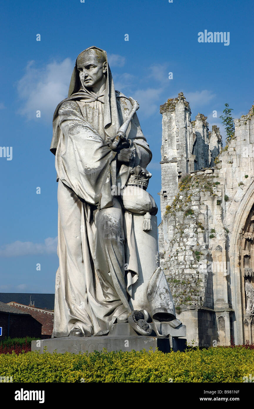 Normandy Benedictine Saint Bertin's abbey Statue of Saint Benedict ST ...