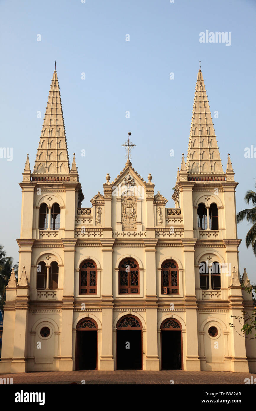 India Kerala Kochi Fort Cochin Santa Cruz Basilica Stock Photo Alamy