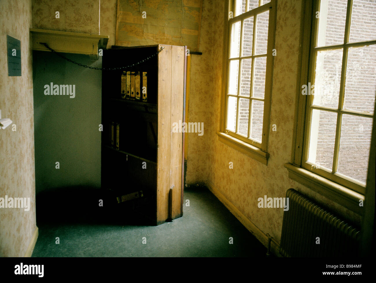 Anne Frank House The doorway to the secret annex  1978 Stock Photo