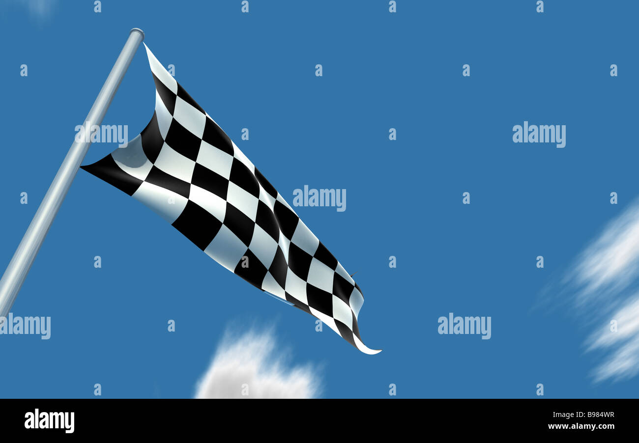 Checkered flag hi-res stock photography and images - Alamy