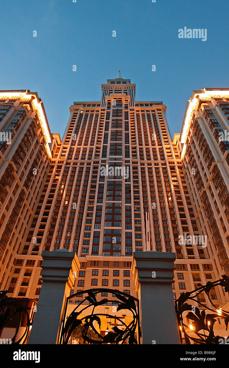 The Triumf Palas housing estate is the tallest apartment building in