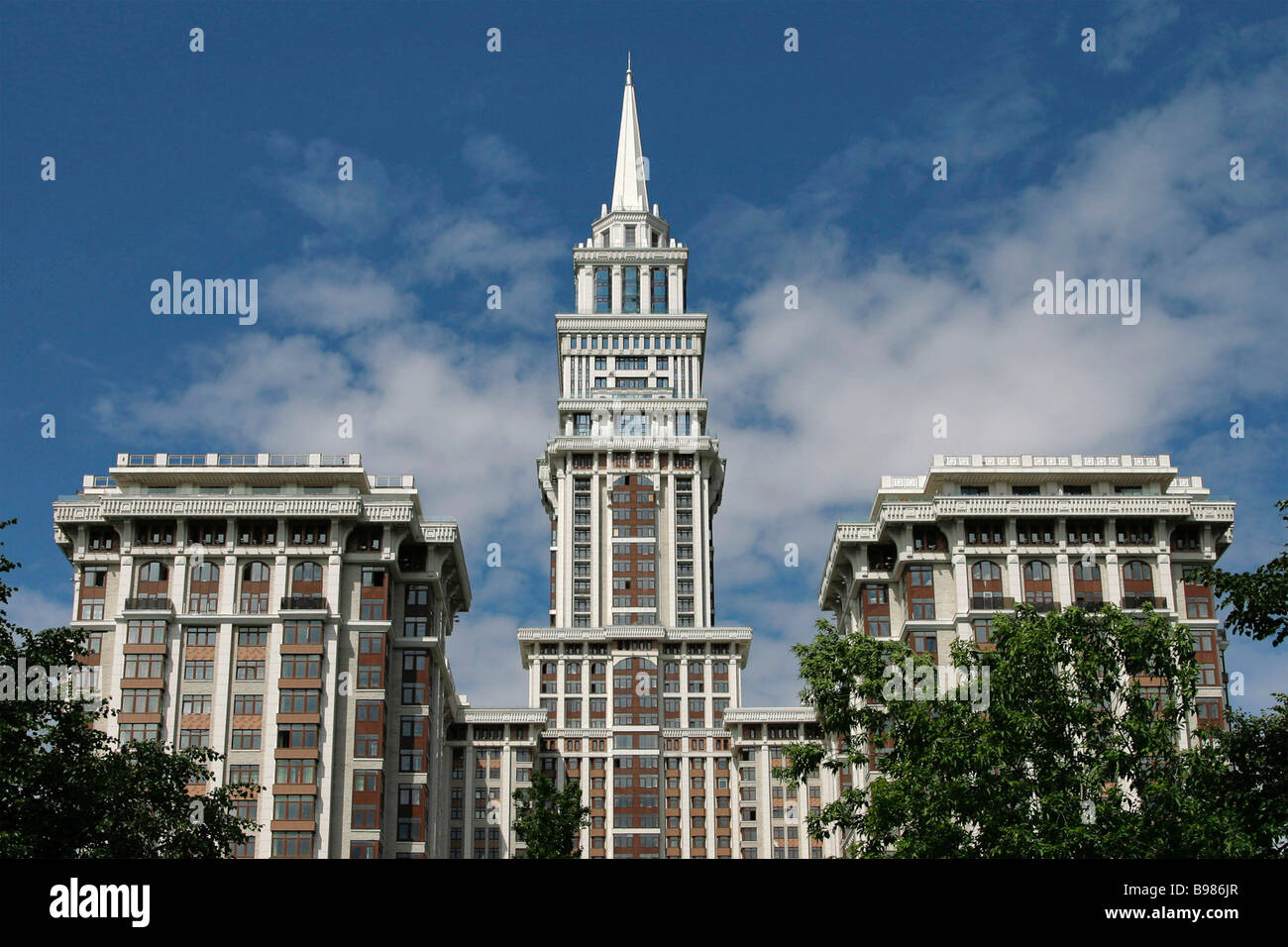 The Triumf Palas housing estate is the tallest apartment building in