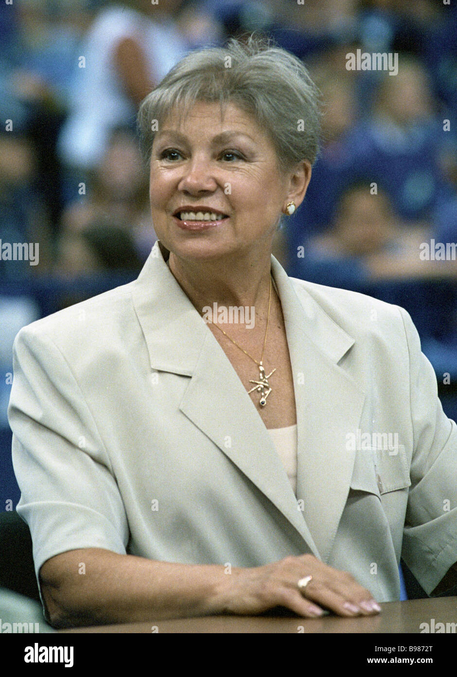 Soviet gymnast Larisa Latynina Stock Photo