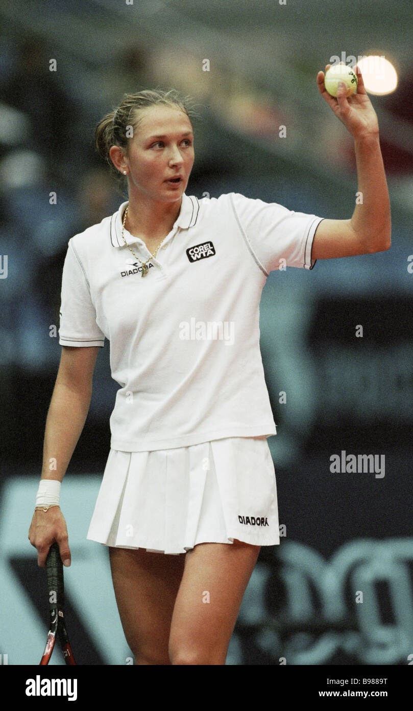Tennis player Yelena Likhovtseva Stock Photo Alamy