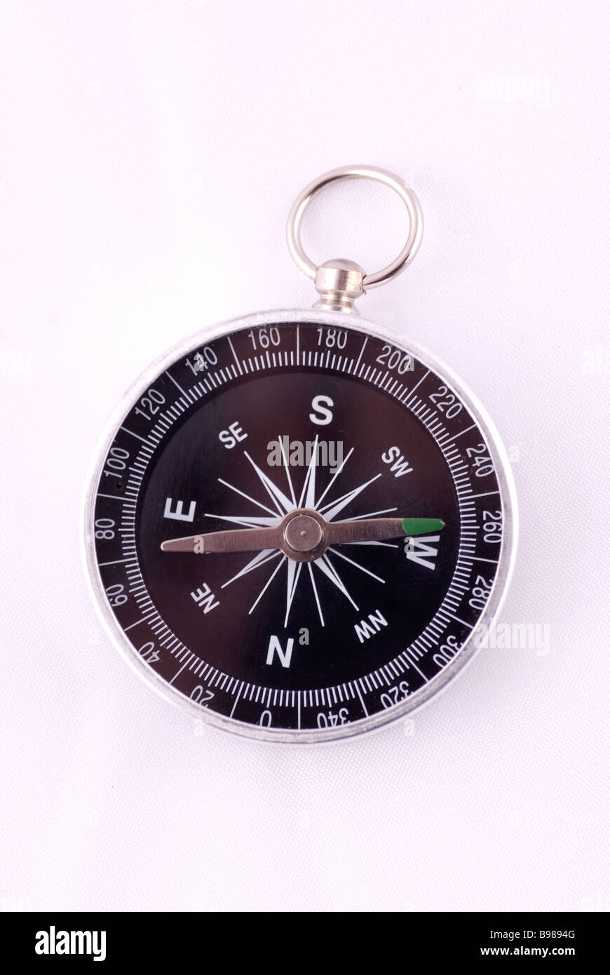 Compass isolated on a white background Stock Photo