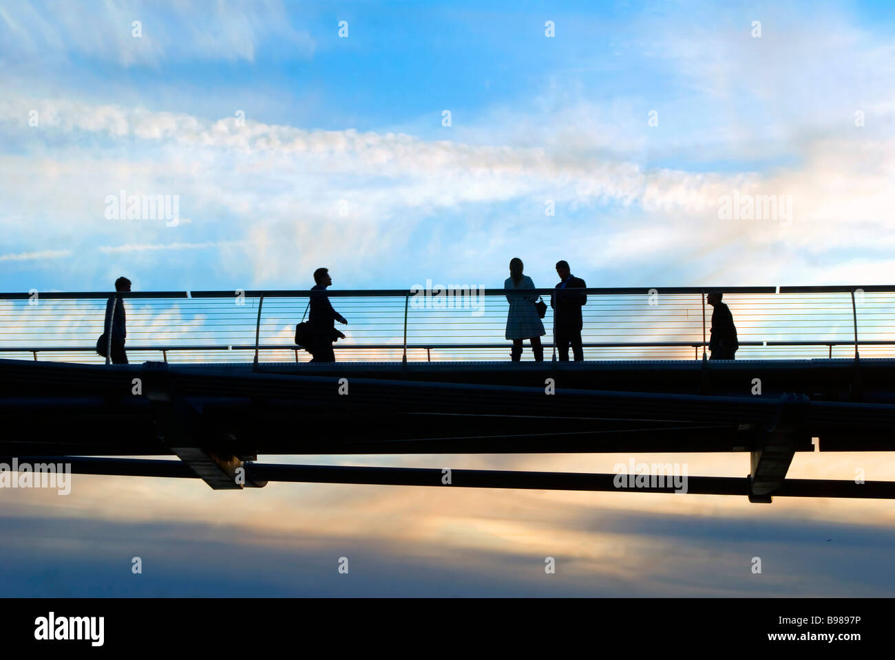 Bridge over the Thames Stock Photo