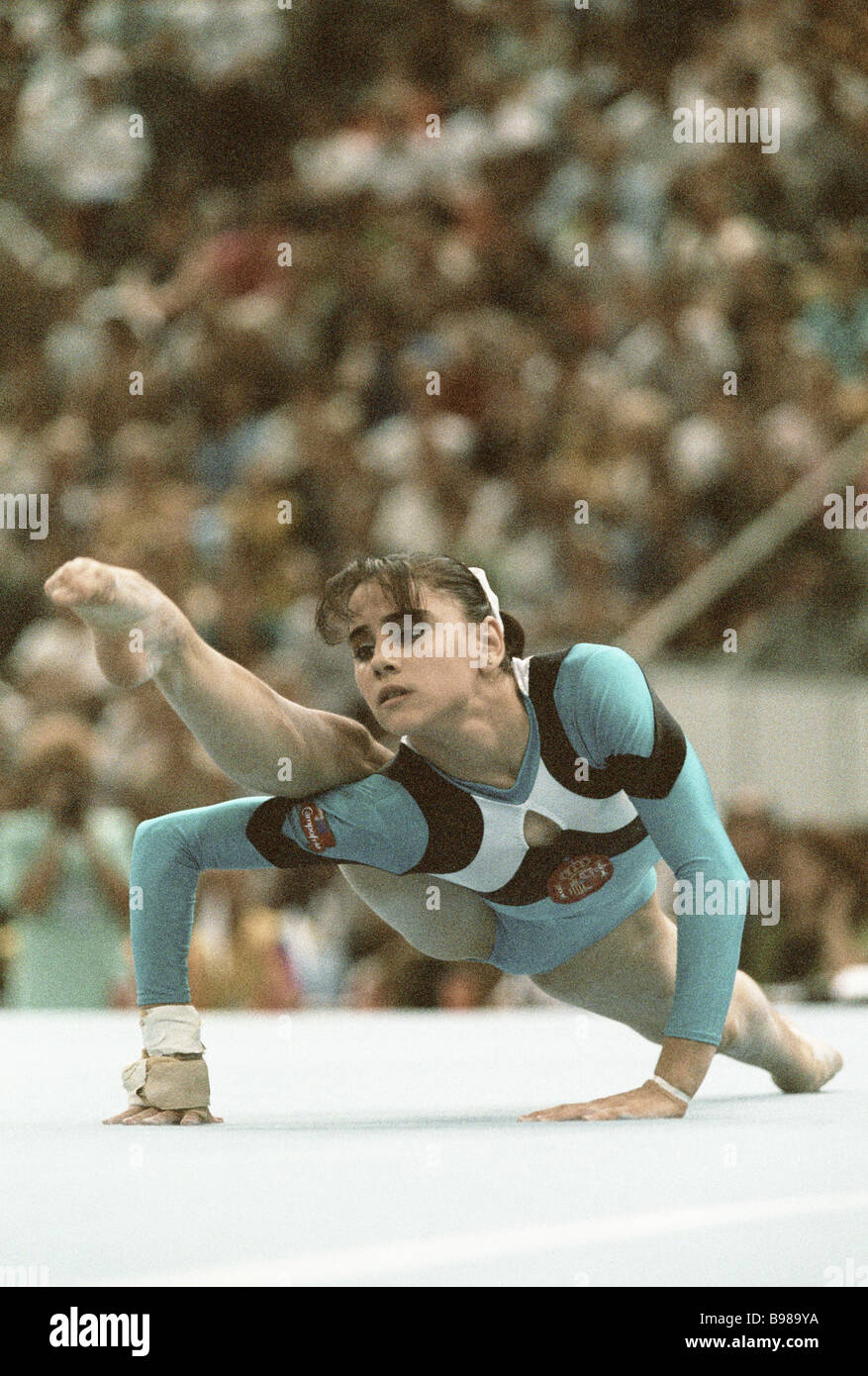 Floor exercises World Youth Games Stock Photo Alamy
