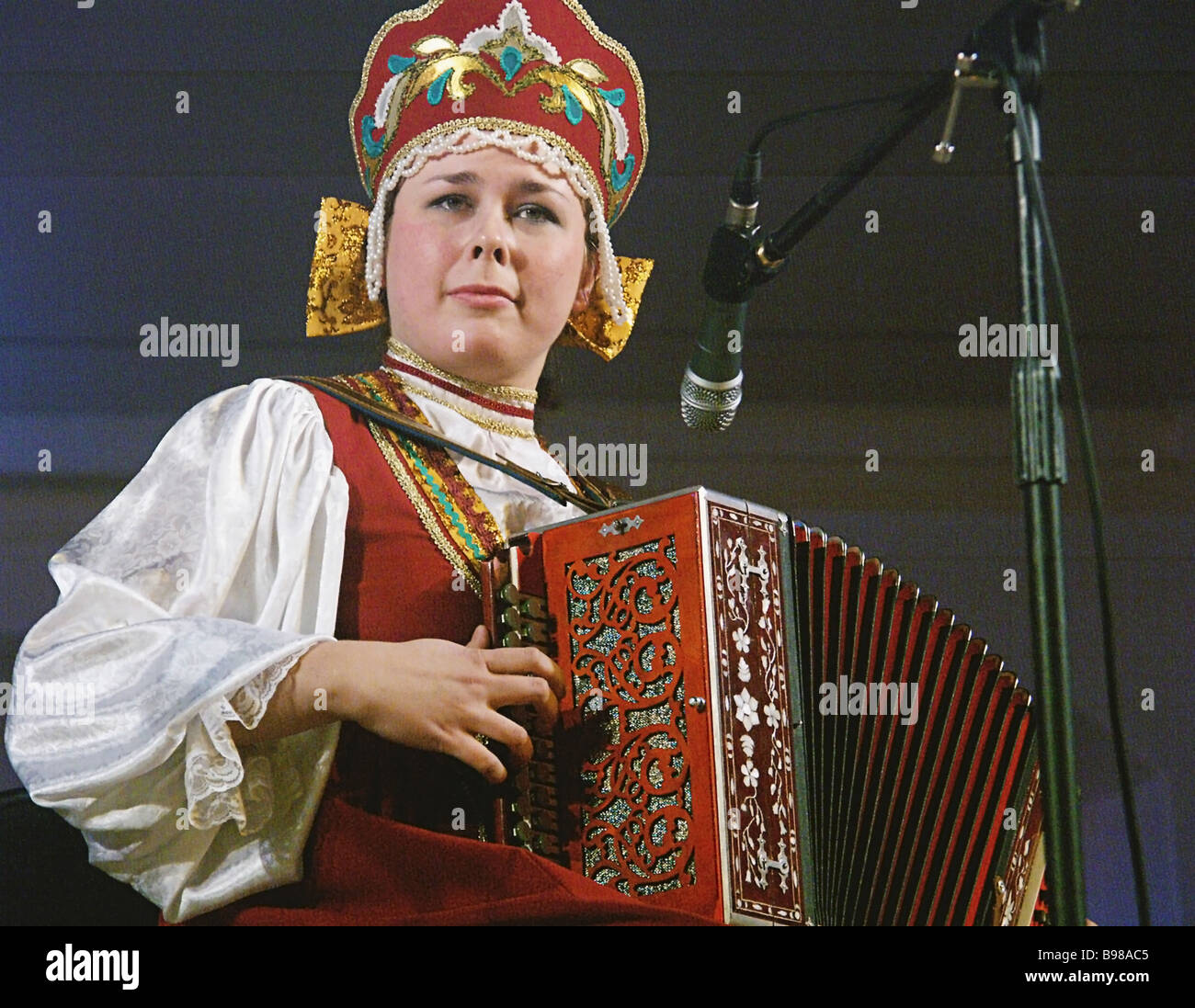 Natalia Panova winner of international competitions plays chrome coated